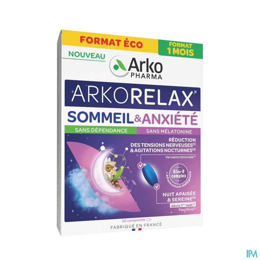 ARKORELAX SOMMEIL ANXIETE CPR 30