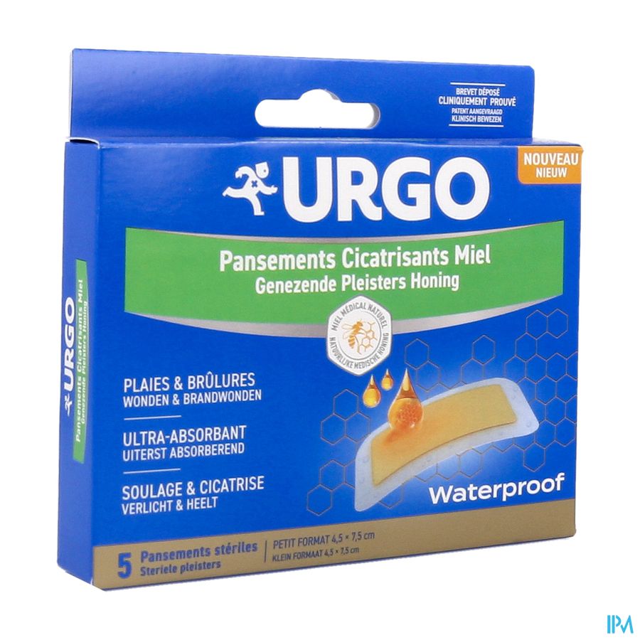 URGO PANSEMENT MIEL X5