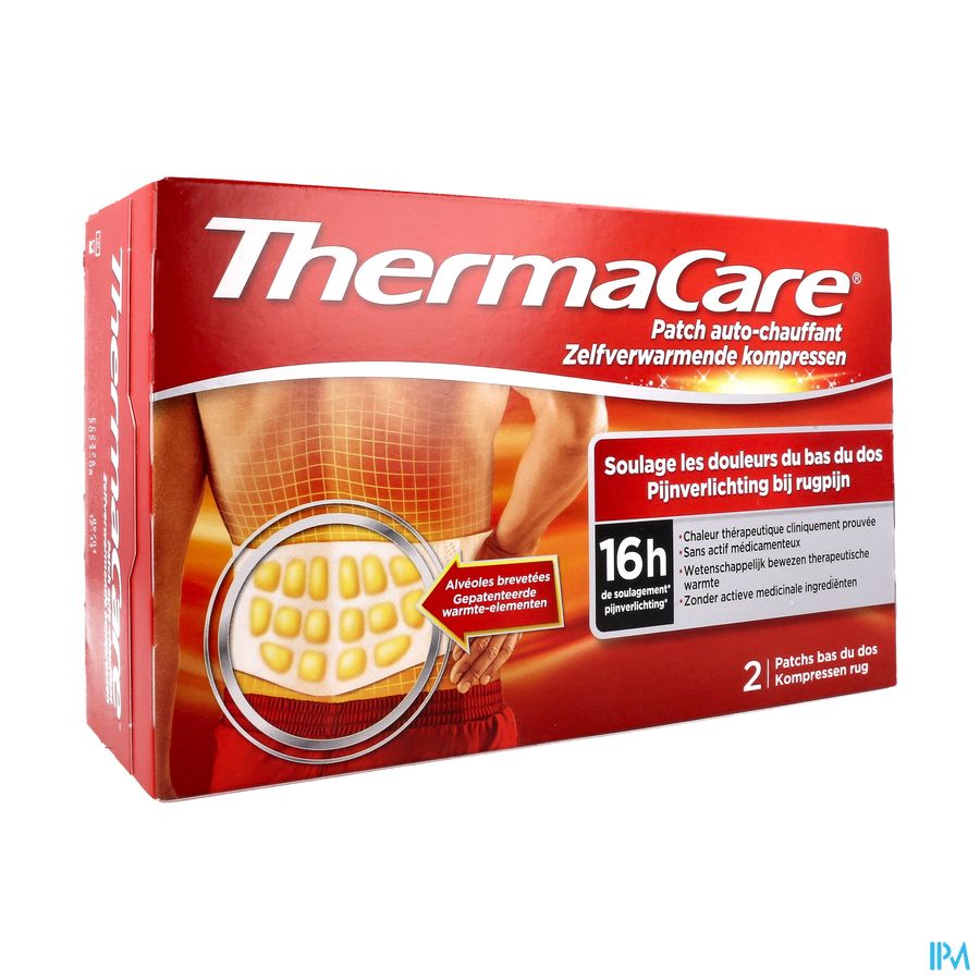 Thermacare Patch Chauffant Dos Ceinture Ajustab X2
