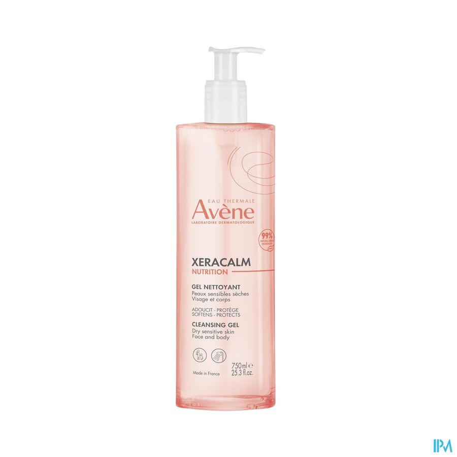 Eau Thermale Avene Xeracalm Nutrition Gel Nettoyant 750ml