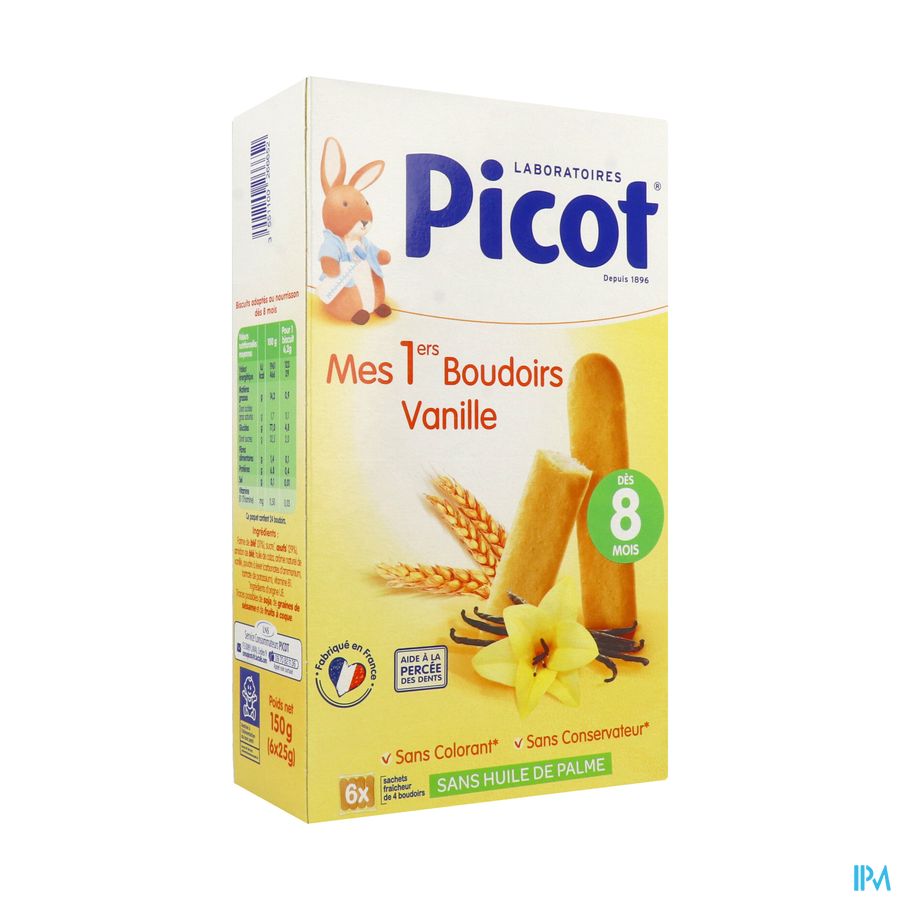 Picot Mes 1ers Boudoirs Vanille Des 8mois 24