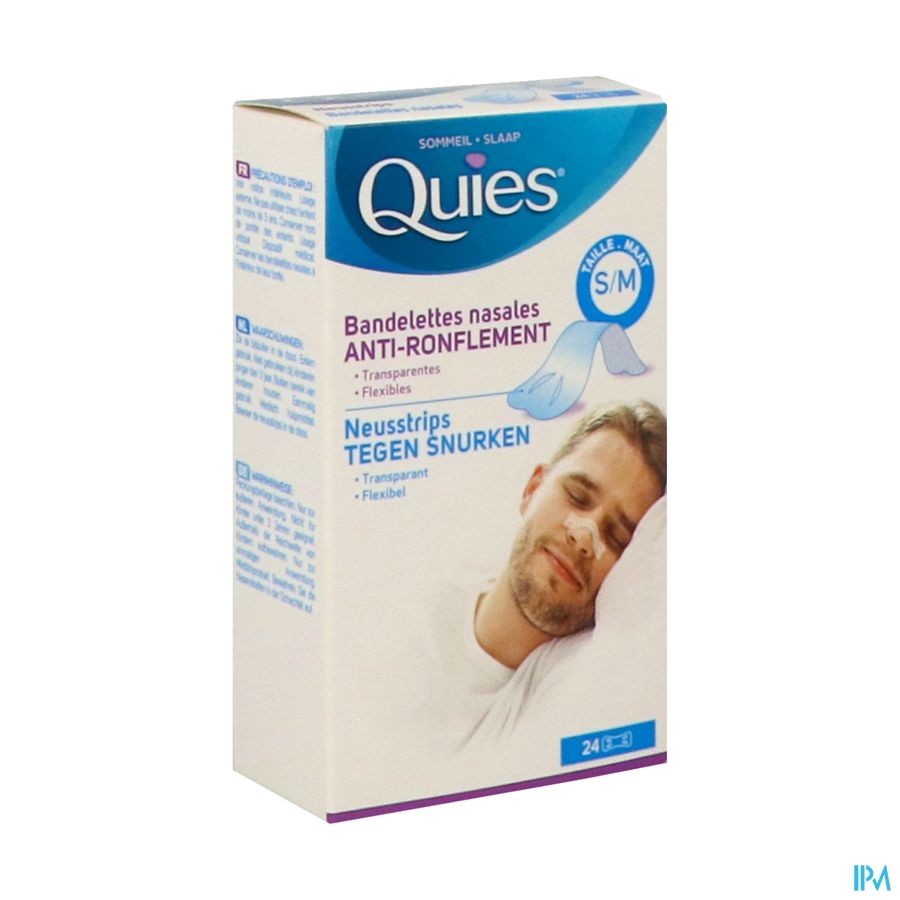 Quies Antironflement Bandelette Nasale Petit 24
