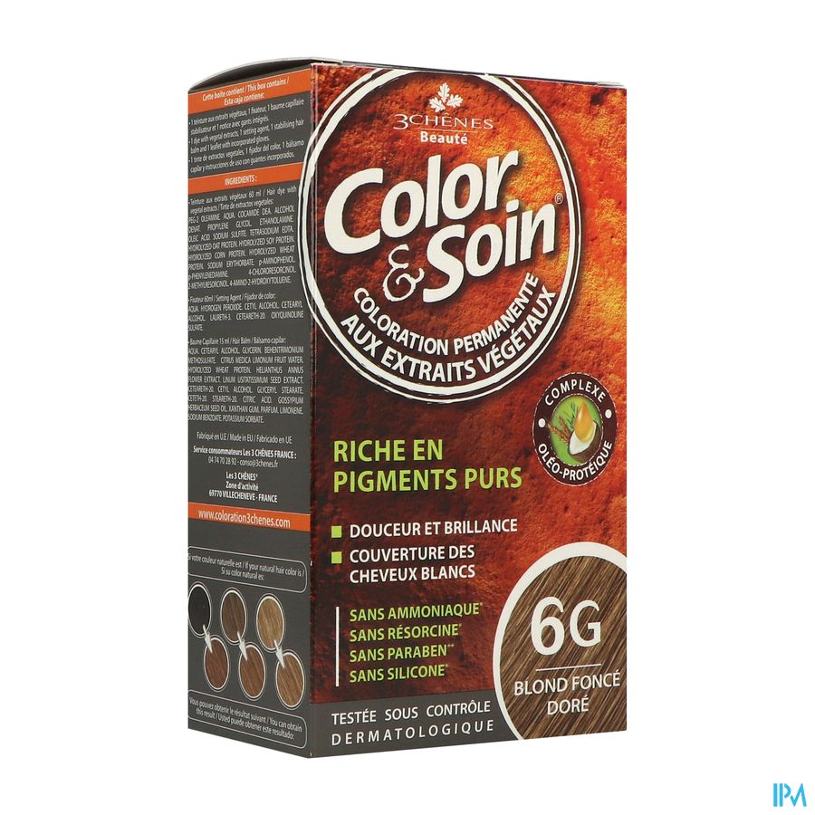 3 CHENES COLOR/SOIN BL FONC DORE6G