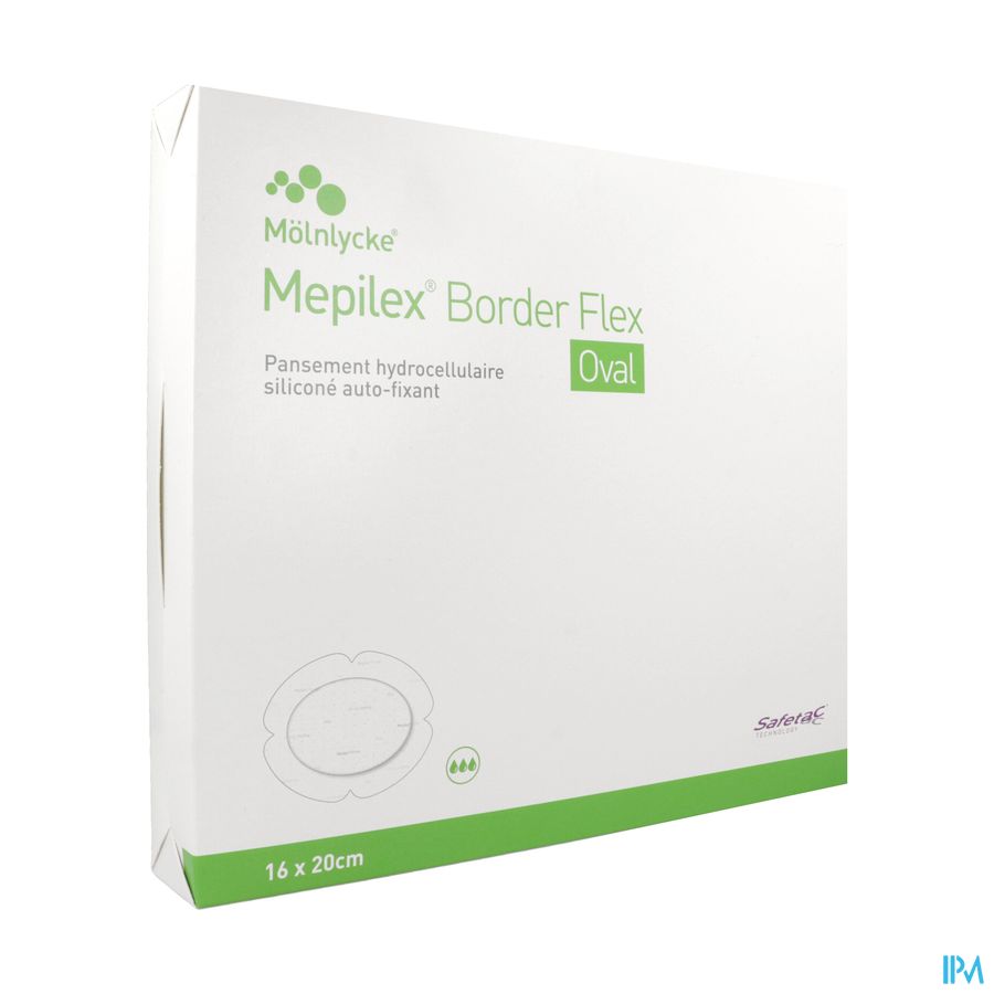 MEPILEX BORD FLEX OVAL16X20CM 10