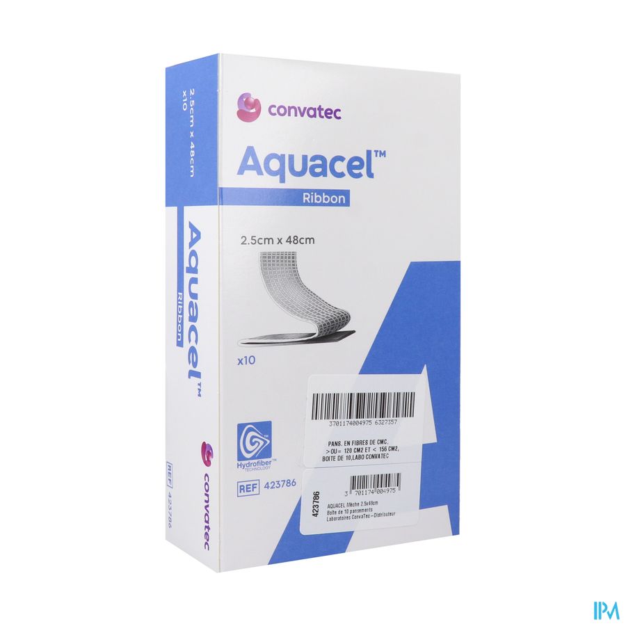 Convatec Aquacel Meche Hydrofibre 2cm5 X 48cm 10