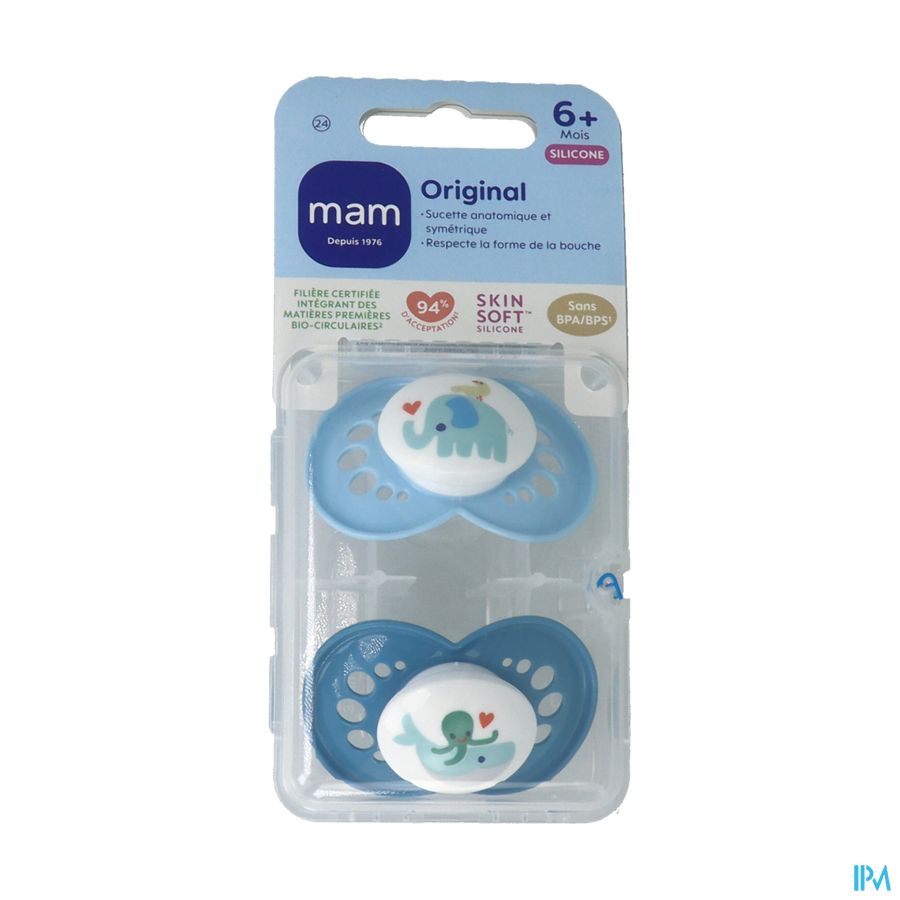 SUCET MAM ORIGINAL SIL 6+M X2
