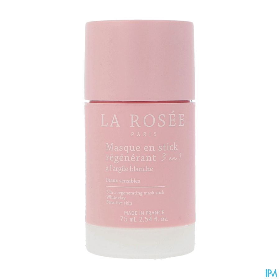 La Rosee Masque En Stick Regenerant 3en1 Argile Blanche 75ml