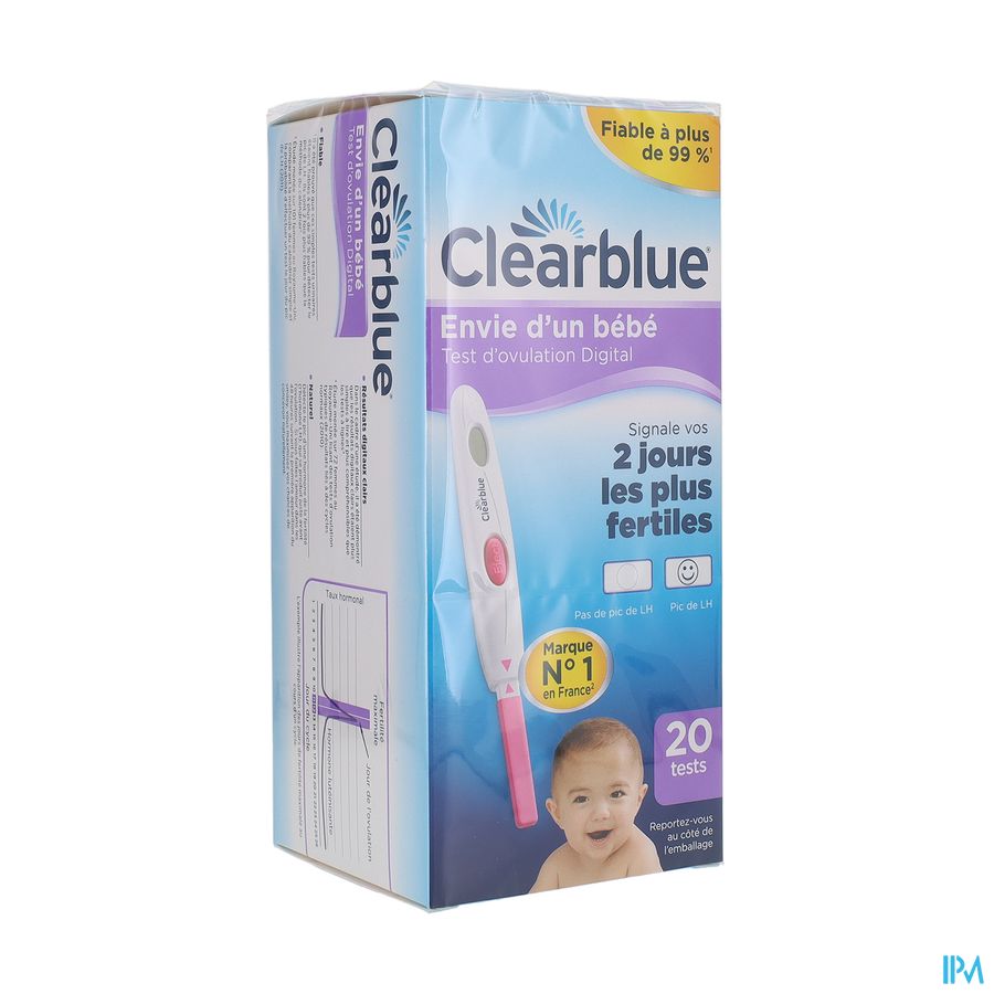 CLEARBLUE TEST OVUL DIGIT 1H 20