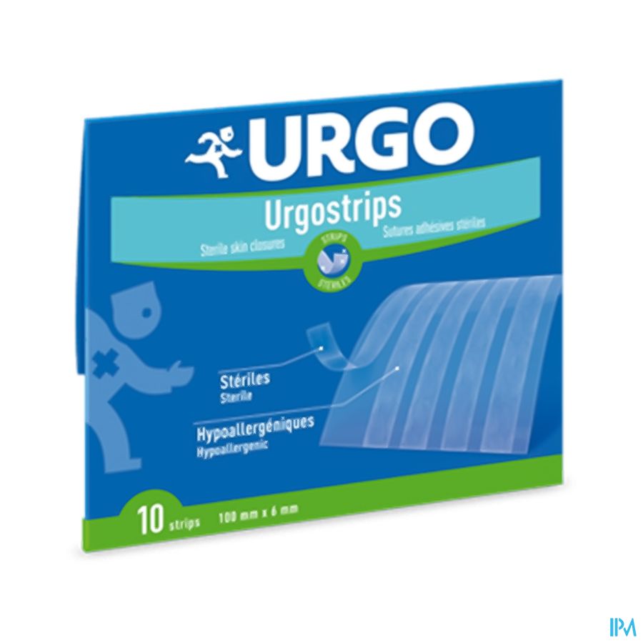 URGOSTRIPS 6X100MM BANDEL ST 10