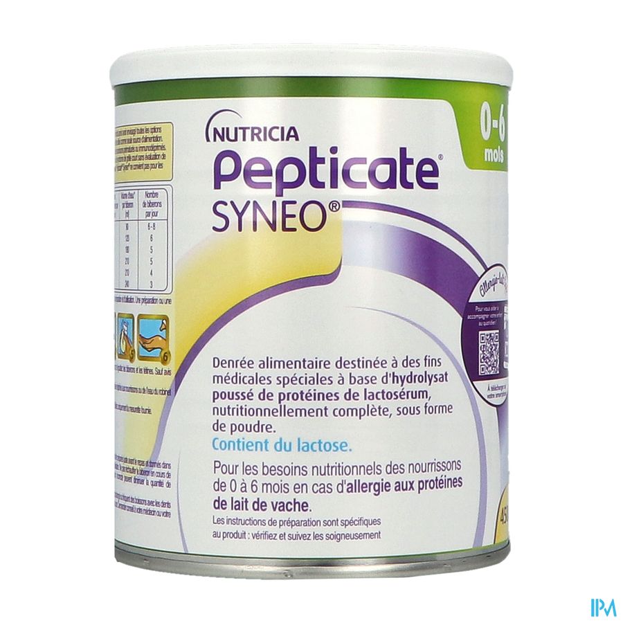 GALLIA BB EXP PEPTICATE 0-6M 450G