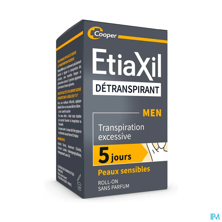 ETIAXIL MEN DETRANSP ROLLON 15ML