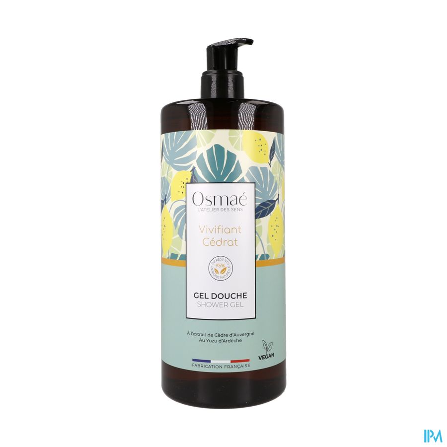 Osmae Gel Douche Vivifiant Cedrat 1l