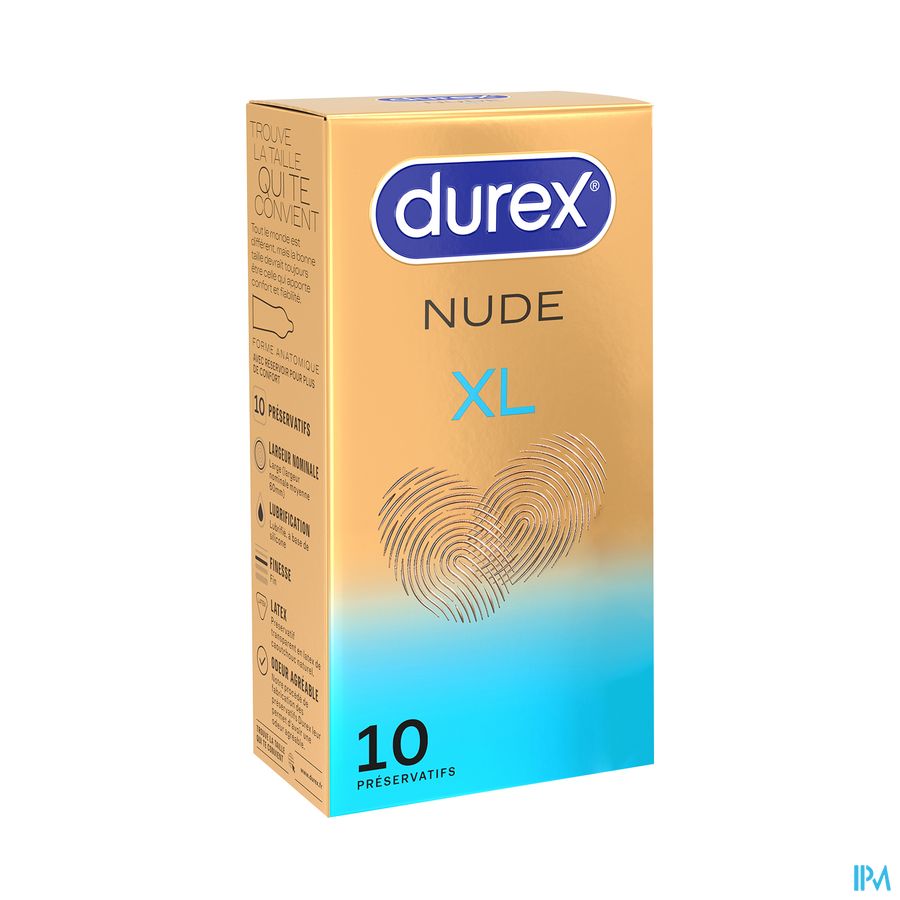 PRESERV DUREX NUDE XL X10