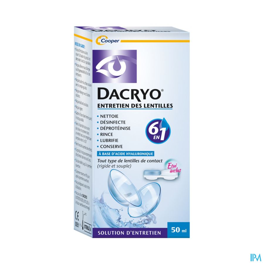 DACRYOLENS ENTRETIEN LENTILLE 50ML