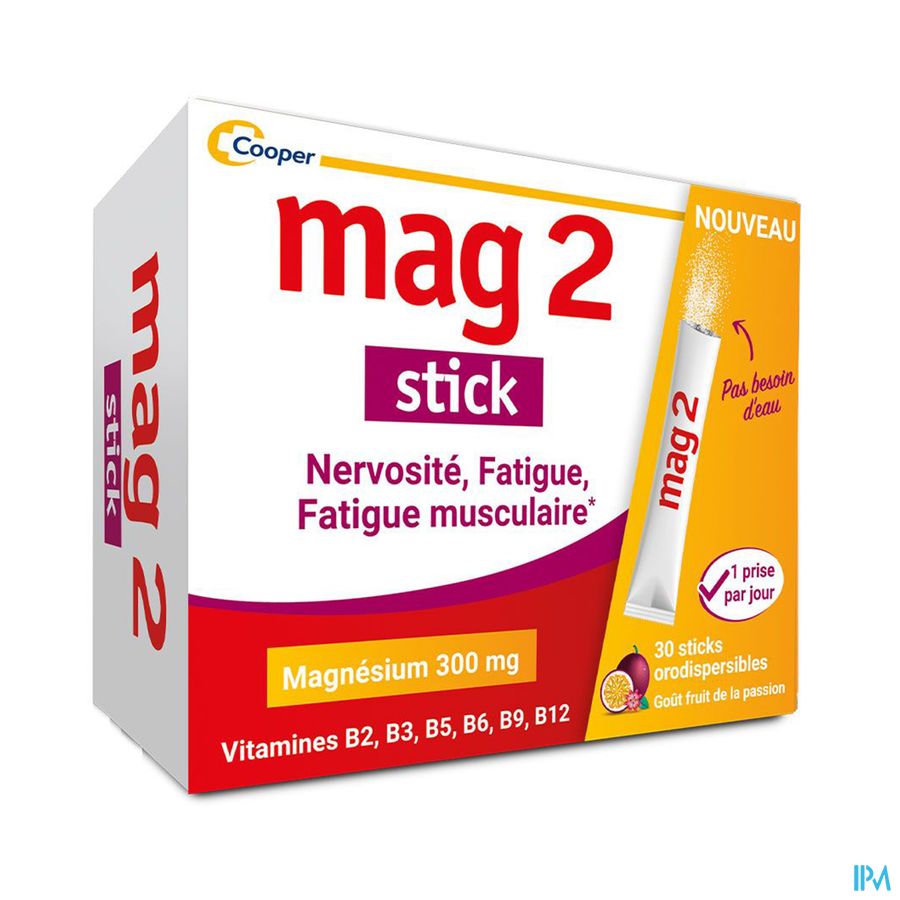 MAG 2 STICK ORODISPERSIBLE 30