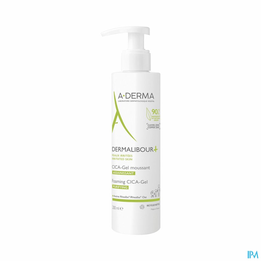 A Derma Dermalibour+ Cica Gel Moussant Assainissant 200ml