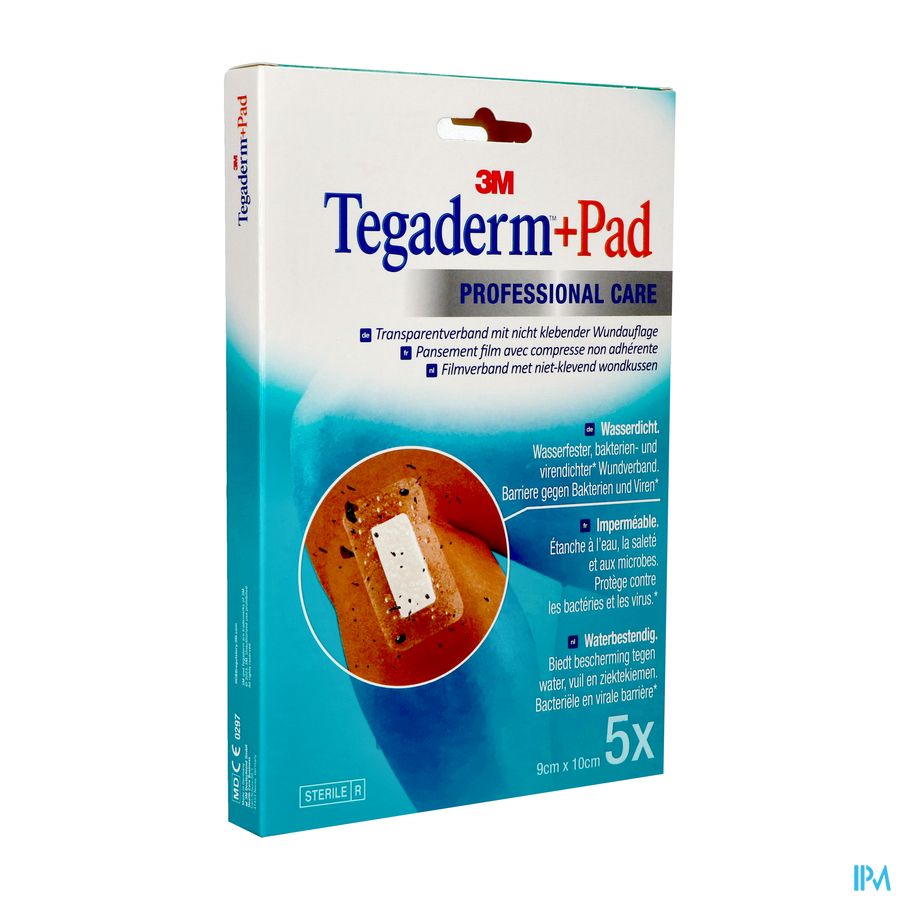 TEGADERM + PAD PANSADH 9X10CM 5