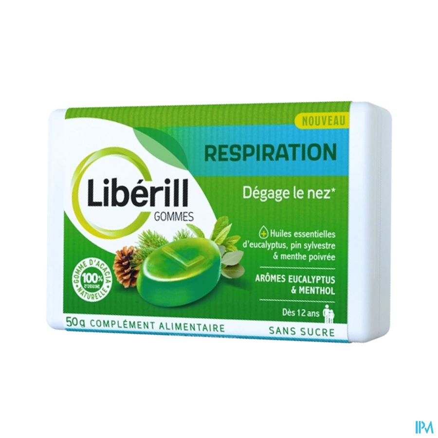 LIBERILL RESPIRATION GOMME BTE50G