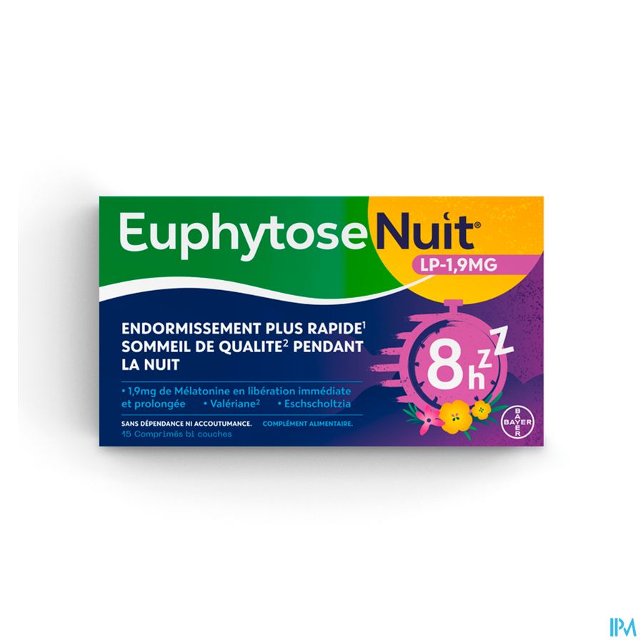 EUPHYTOSE NUIT LP 1,9MG CPR 30