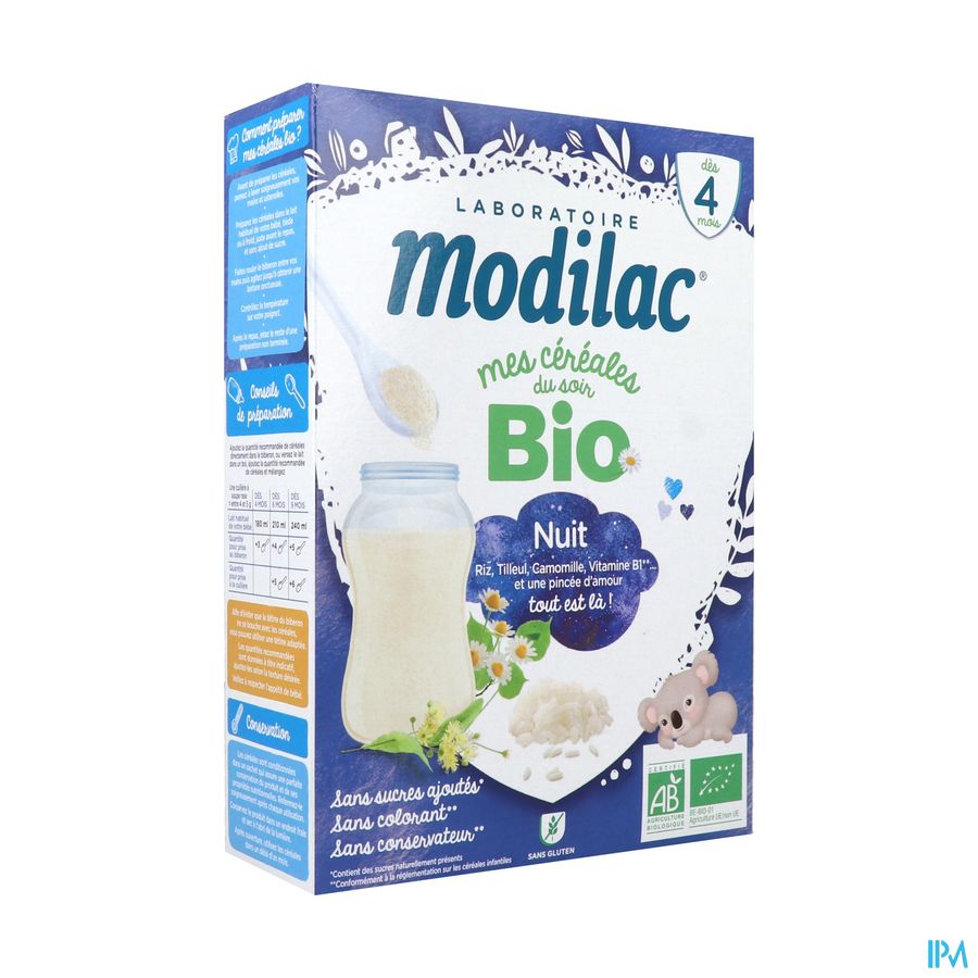 MODILAC CEREALE BIO NUIT 250G