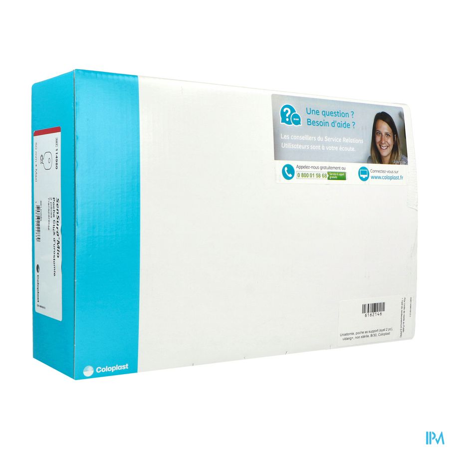 Sensura Click Mio Uro Poche Vidangeable Maxi Transparente 50mm 50