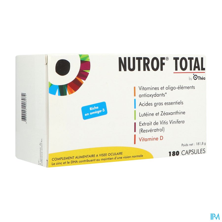 NUTROF TOTAL CAPS 180
