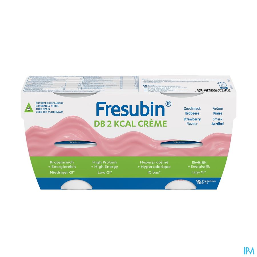 FRESUBIN DB CREME FRAI BOIS 4X200G