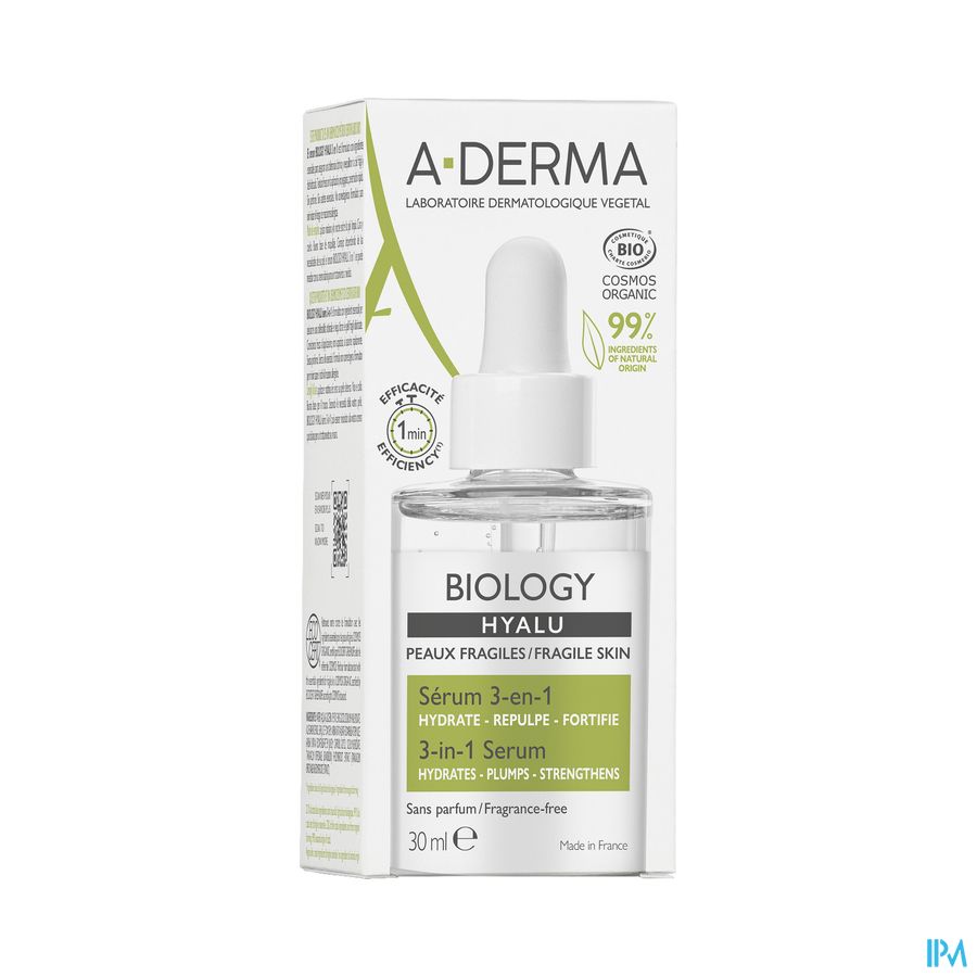 A-DERMA HYALU SERUM 3EN1 30ML