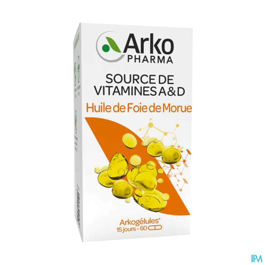 ARKOG HUILE FOIE MOR CAPS 60