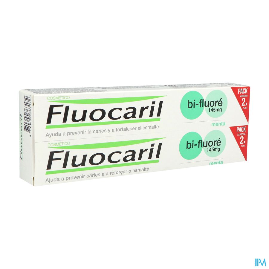 FLUOCARIL BI-FLUORE MENTHE 2X75ML