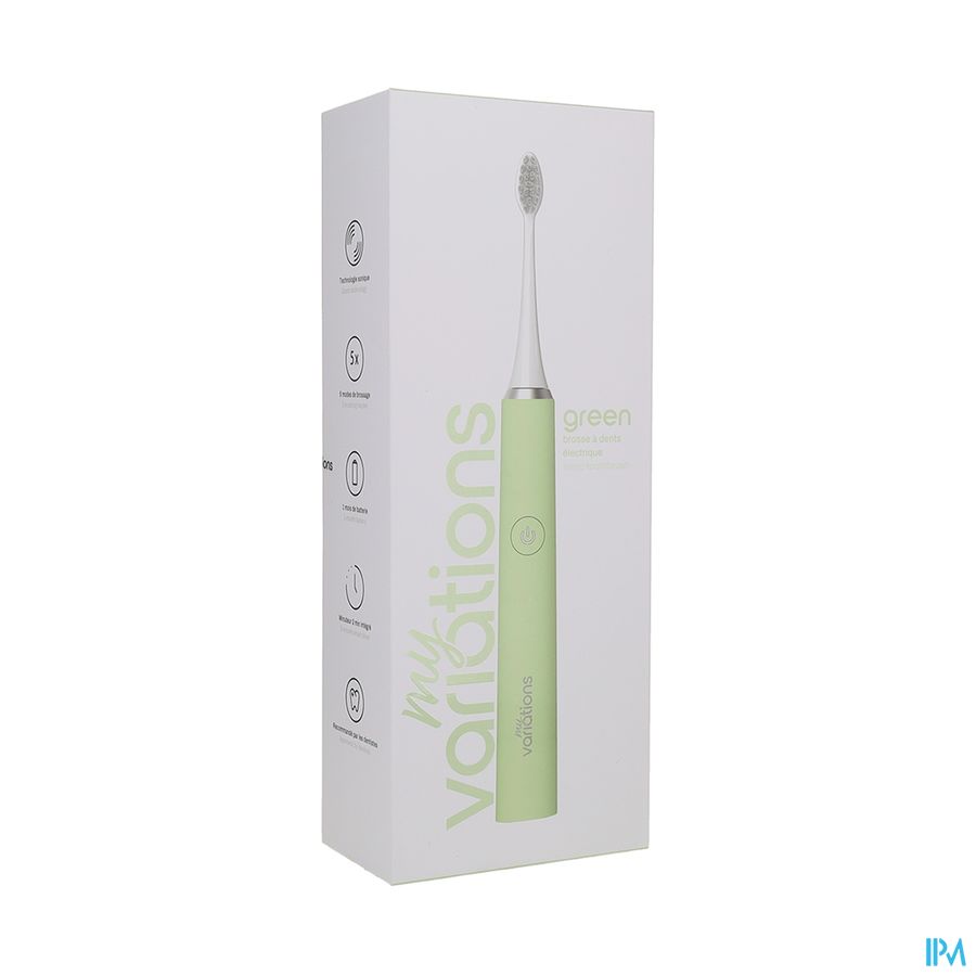 Myvariations Brosse A Dents Electrique Sonique Verte