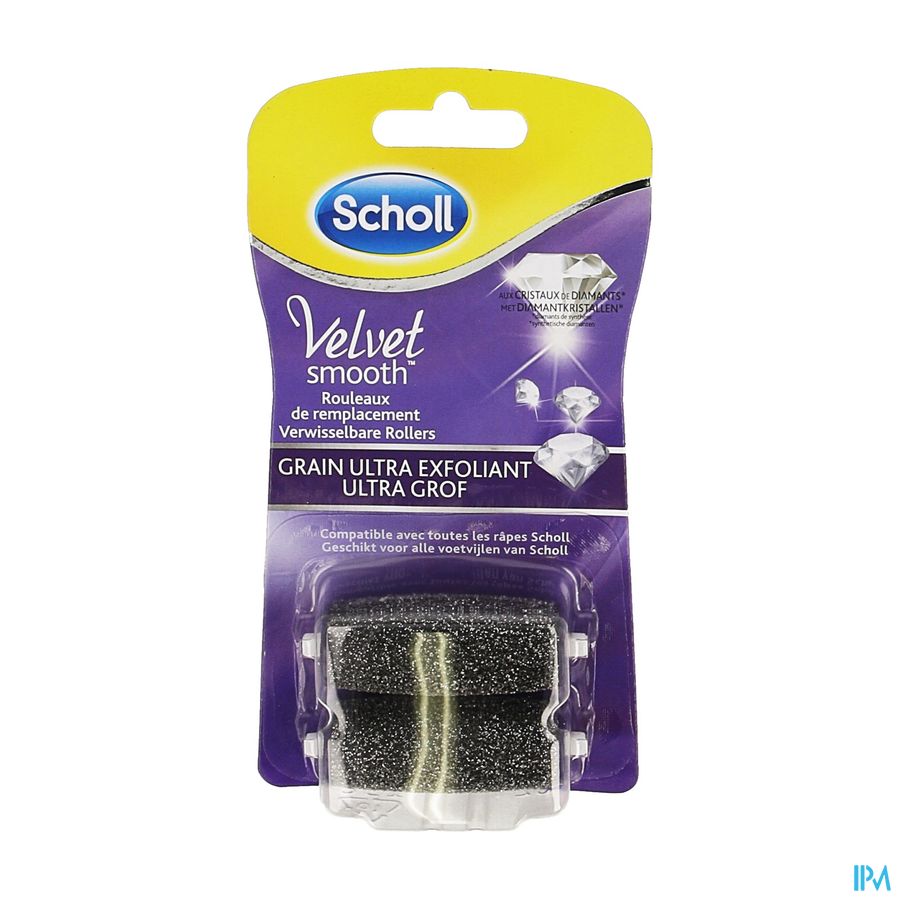 SCHOLL RECH VELV SMOOTH ULT EXFOL2