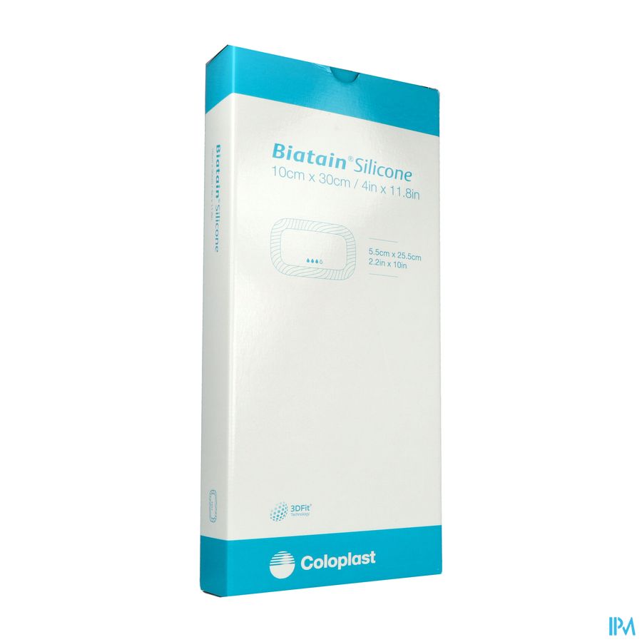 BIATAIN ADH SILICONE 10X30CM 10