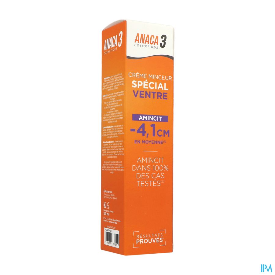 Anaca3 Creme Special Ventre Cosmetique 150ml