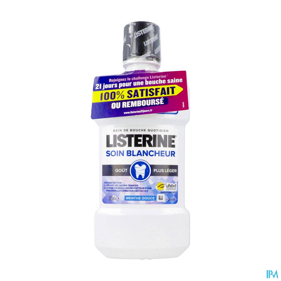 LISTERINE B/BOUC SOIN BLC MEN500ML