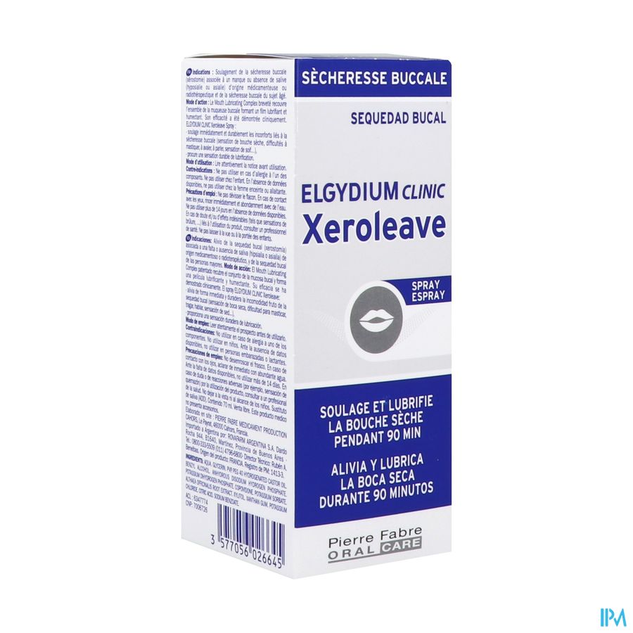 ELGYDIUM CLINIC XEROLEAVE SPR 70ML