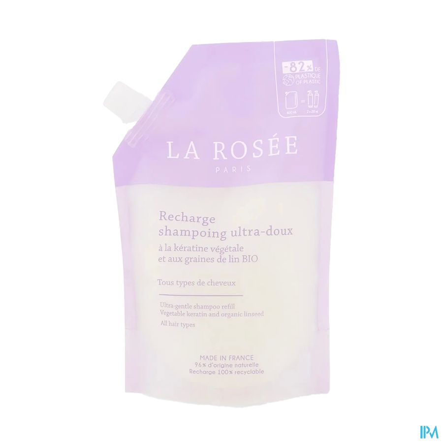 La Rosee Shampooing Ultra-doux Aux Graines De Lin Recharge 400ml