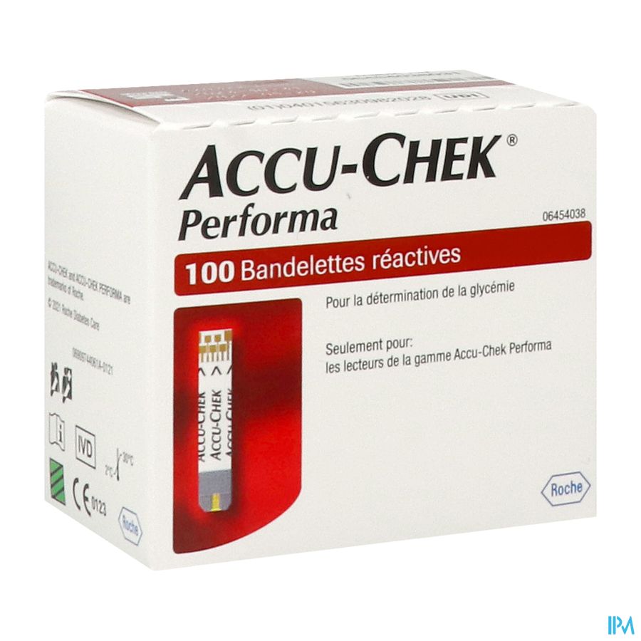 Accu Chek Performa Bandelette Reactive 100