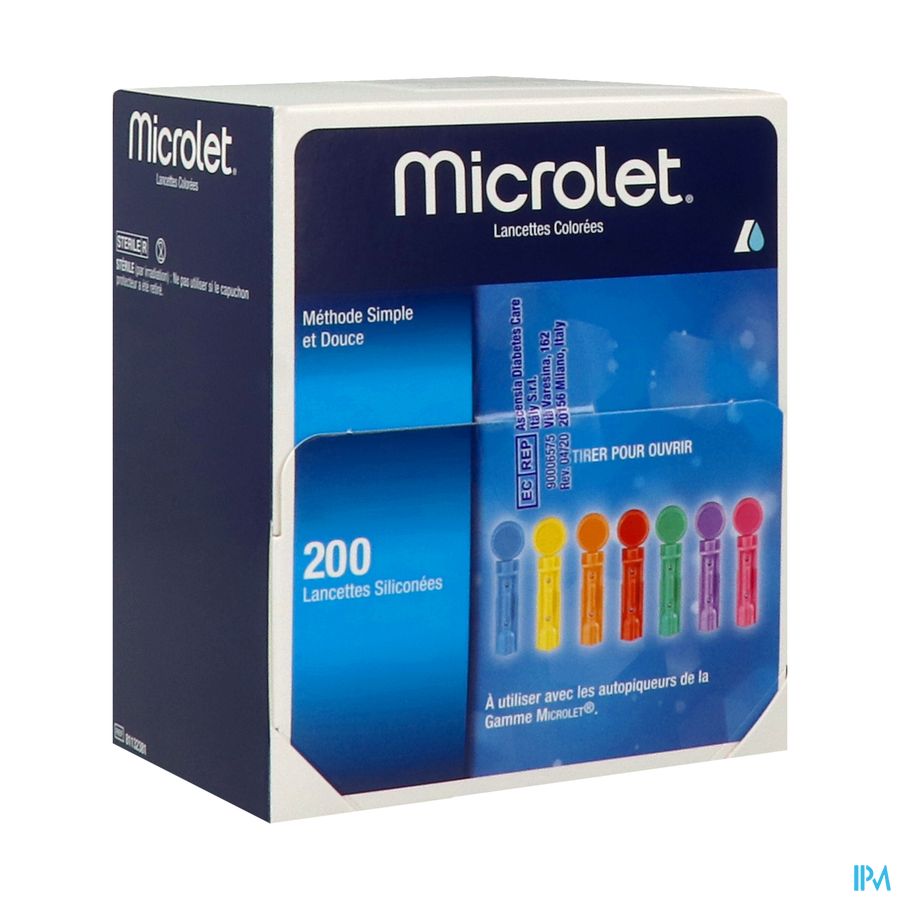 Microlet Lancette Pour Microlet 2 X200
