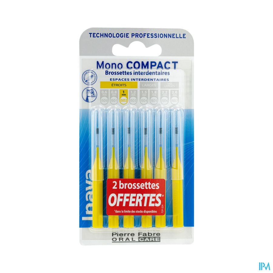 INAVA BROSSETT MONO COMP JAUNE 4+2