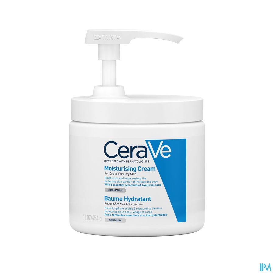 CERAVE BAUME HYDRA POT POMPE 454G