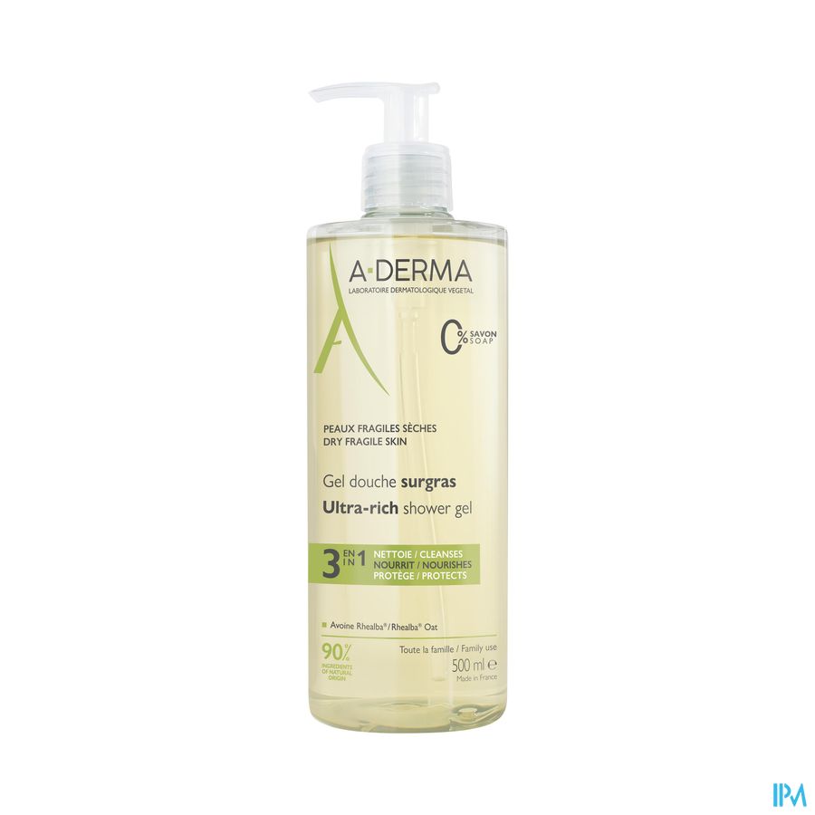 A Derma Gel Douche Surgras 500ml