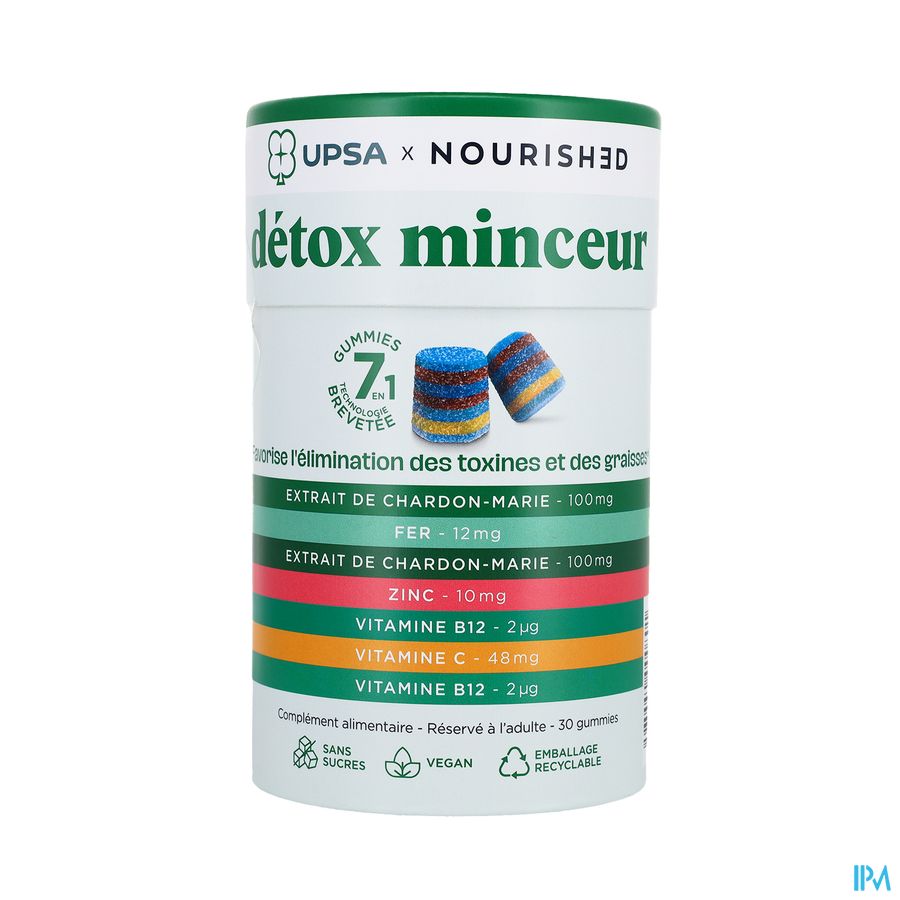 UPSA NOURISH DETOX 7EN1 GUMMIE 30