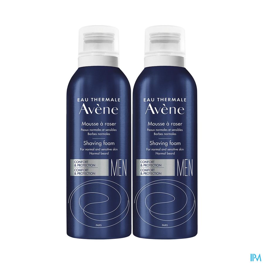 AVENE MEN MOUSSE A RASER 200MLX2