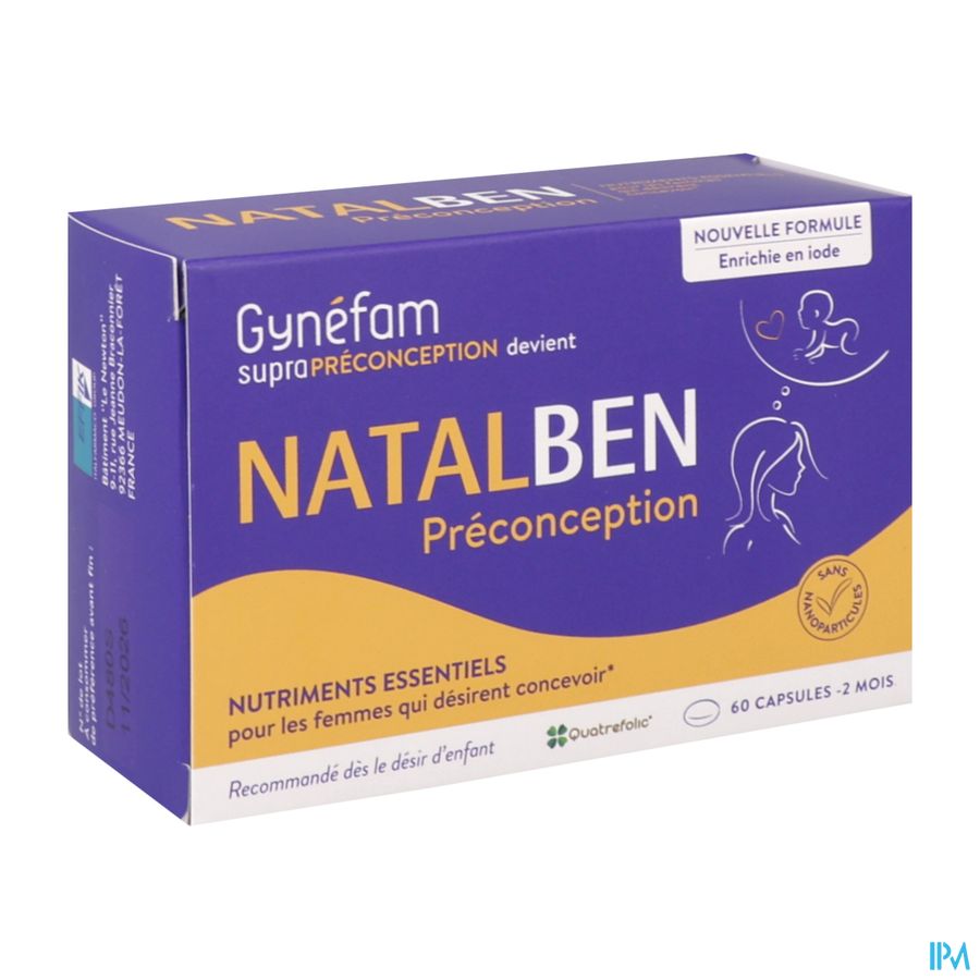 NATALBEN PRECONCEPTION CAPS 60