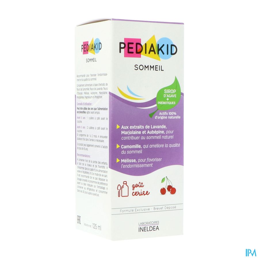 PEDIAKID SOMMEIL CERISE SP 125ML