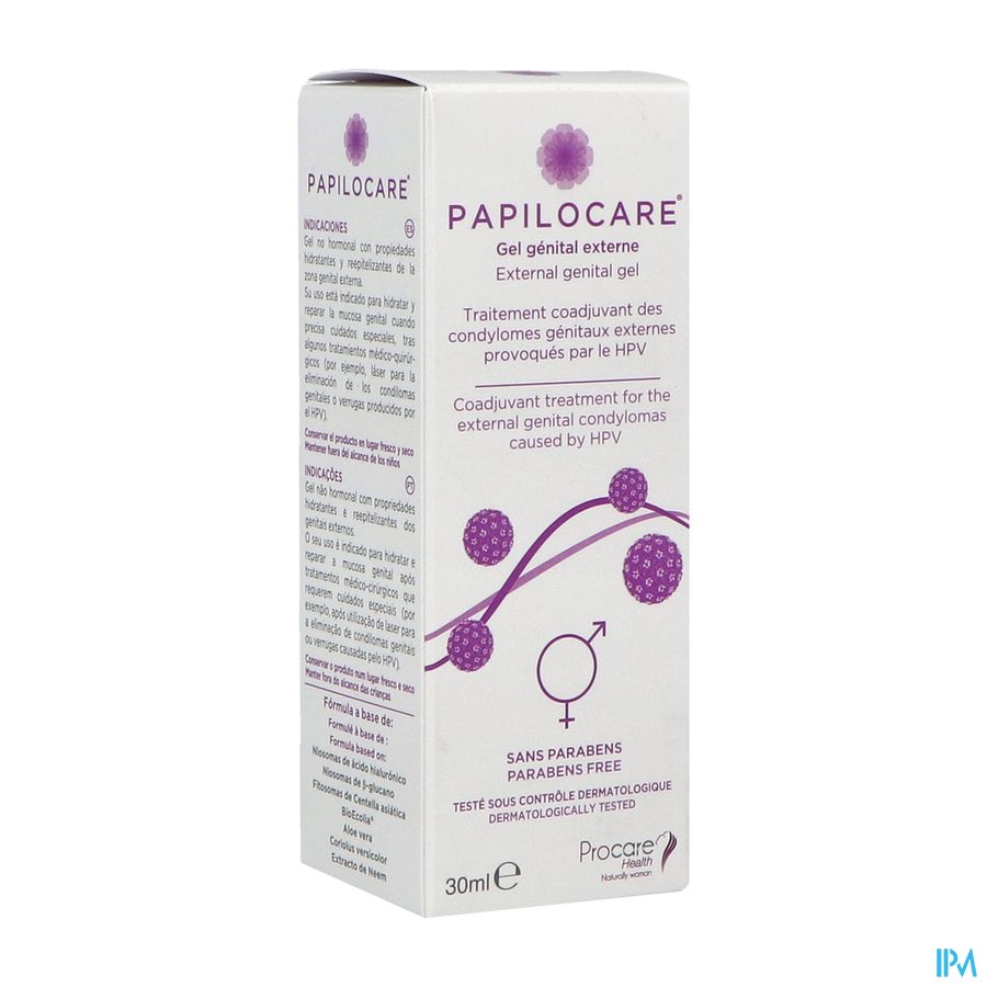 PAPILOCARE GEL GENITAL EXT 30ML