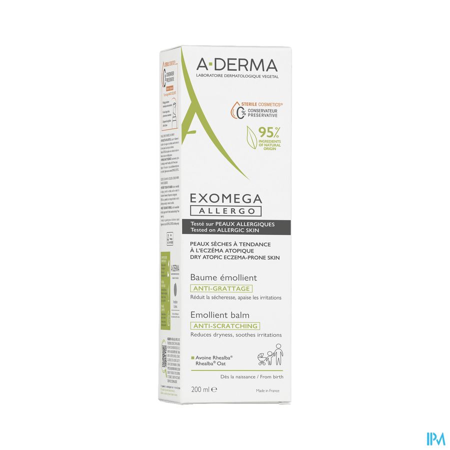 A-DERMA EXOMEGA ALLERGO 200ML