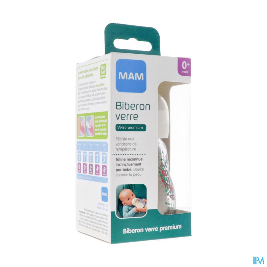 BIB MAM VER 1AGE DEB/1 BLANC 170ML