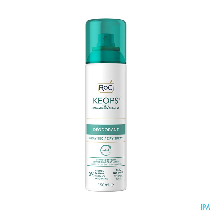 Roc Keops Deodorant Spray Sec 24h 150ml